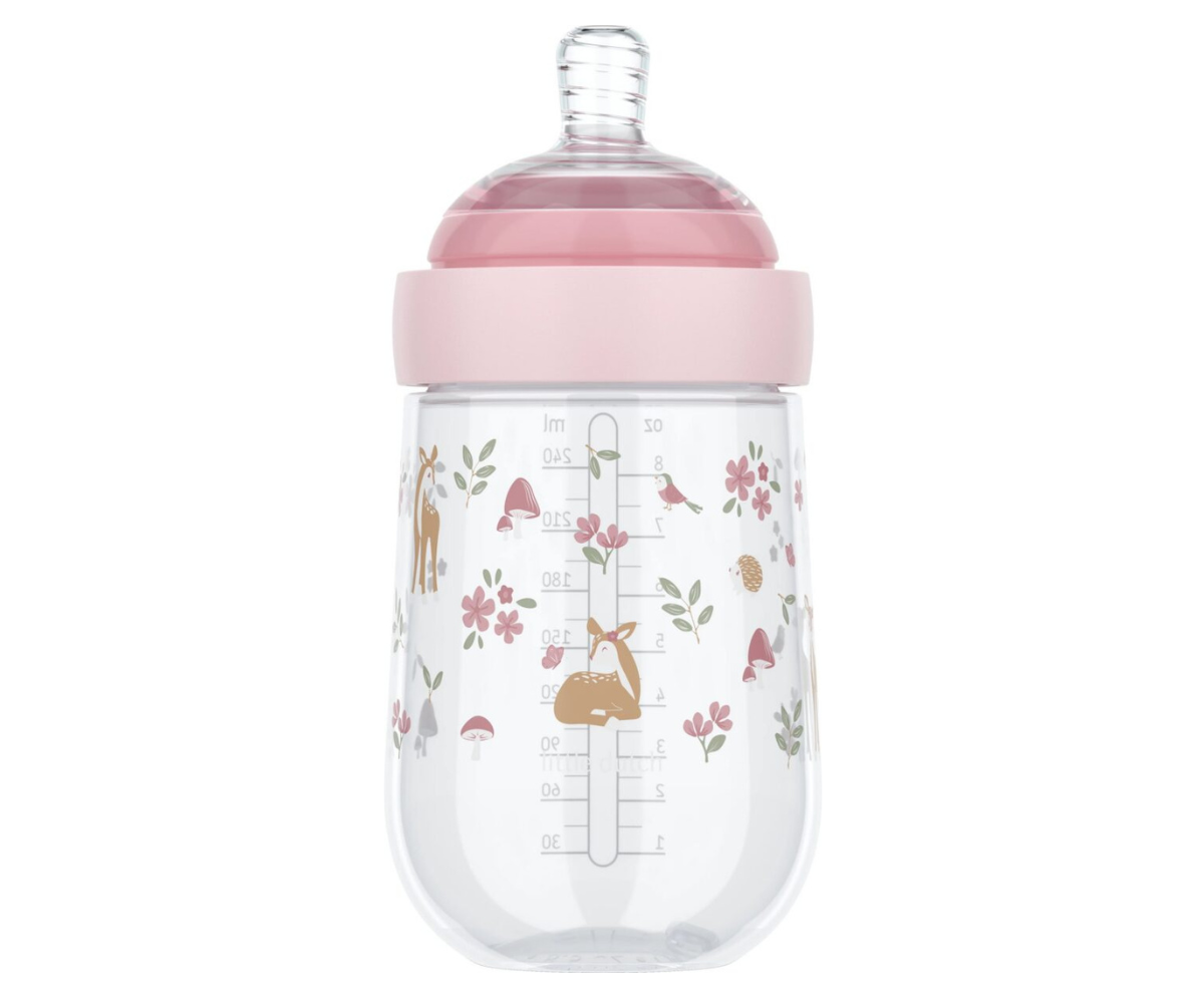 Lutipudel 240ml Fairy Garden – Little Dutch Fairy Garden disainiga BPA-vaba lutipudel mugavaks toitmiseks