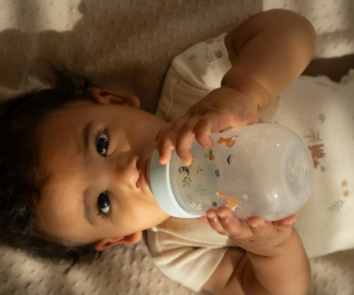 Lutipudel 240ml Forest Friends – Little Dutch Forest Friends disainiga 240 ml lutipudel läbipaistva kaitsekorgiga