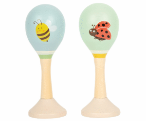 Beebi mängib Small Foot marakadega Väikesed sõbrad, arendades rütmitaju ja kuulmismeelt