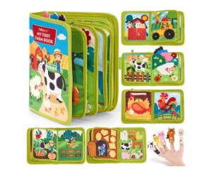 Montessori sensoorne hariv 3D tegevusraamat Talu (1+) Montessori sensoorne hariv 3D tegevusraamat Talu (1+)