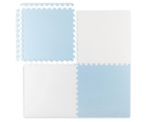 Puzzle mängumatt Ricokids 60×60cm sinine-valge lastetoa turvaline mänguala