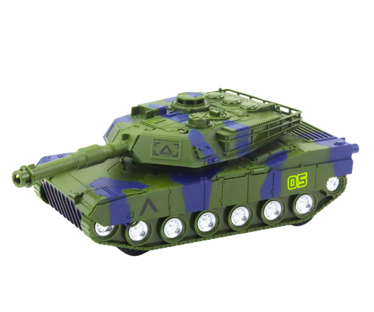 Arendav militaarmänguasi lastele tulede ja helidega