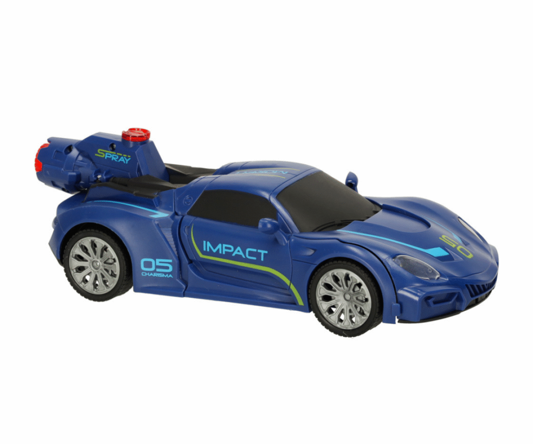 Suur puldiga transformer mänguauto Revolt 32cm - sinine