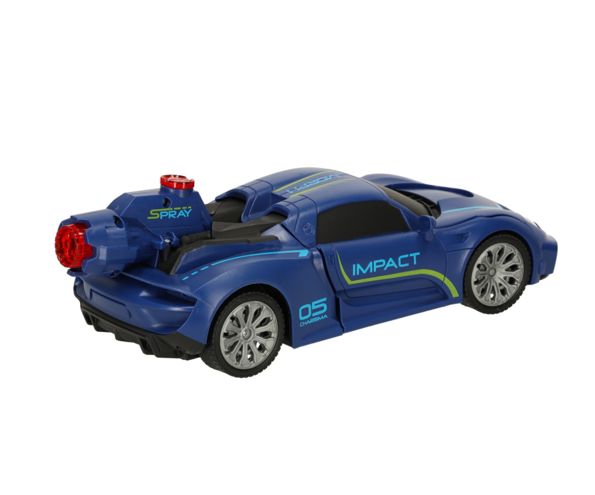 Suur puldiga transformer mänguauto Revolt 32cm - sinine