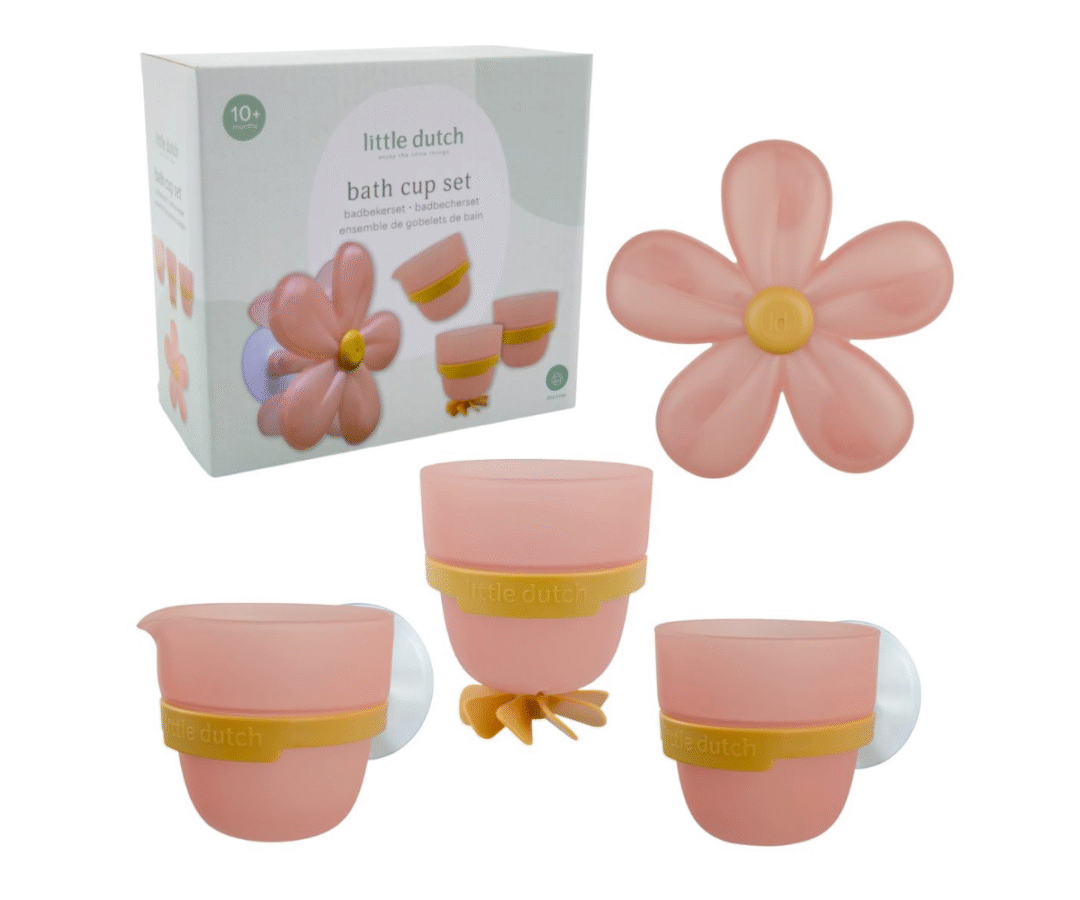 Vannitopside mängukomplekt Flower - Little Dutch