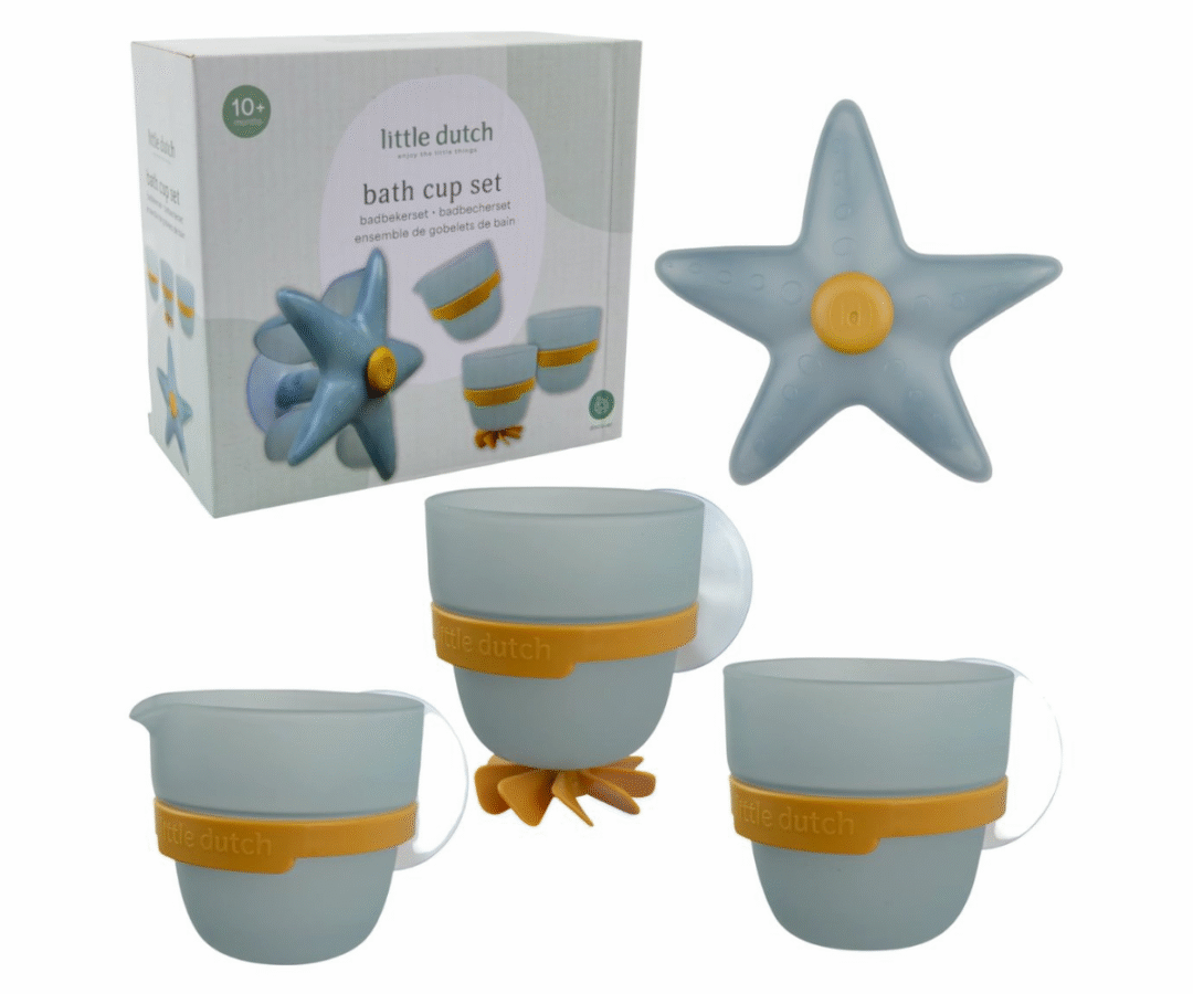 Vannitopside mängukomplekt Starfish - Little Dutch