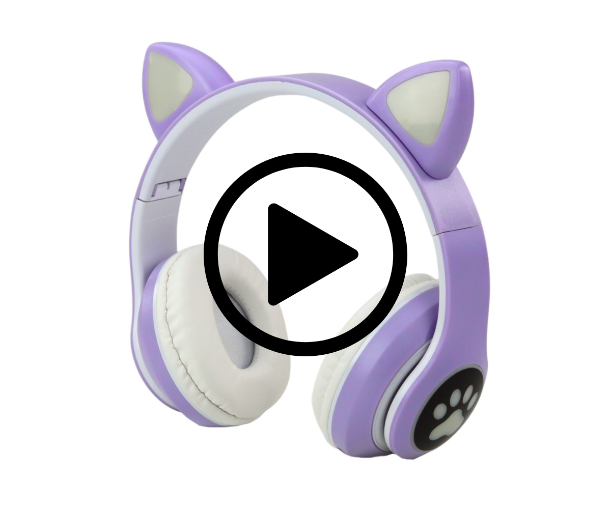 kõrvaklapid kassikõrvadega video