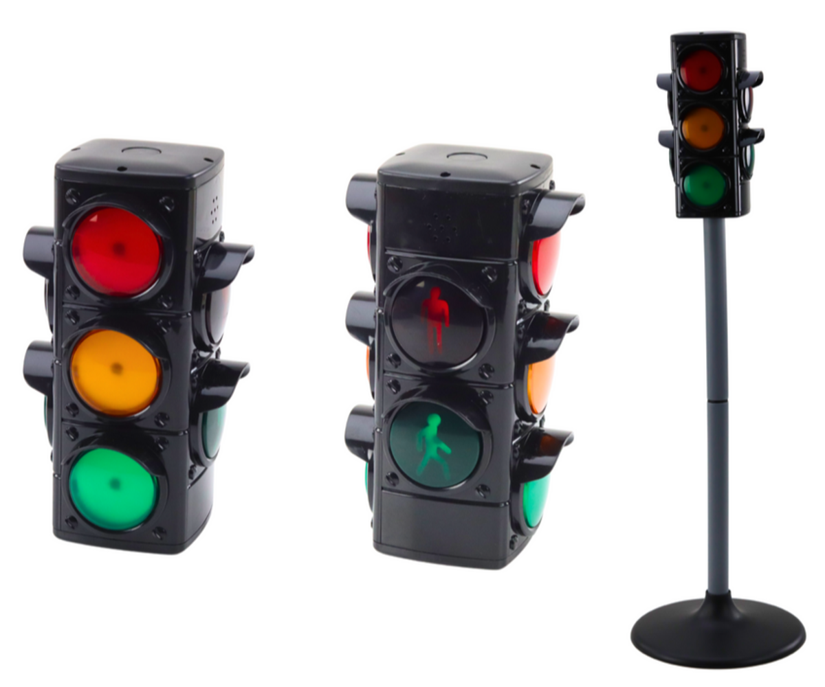 Liiklusfoor 70cm helide ja tuledega - hariv mänguasi lastele, erinevad valgused