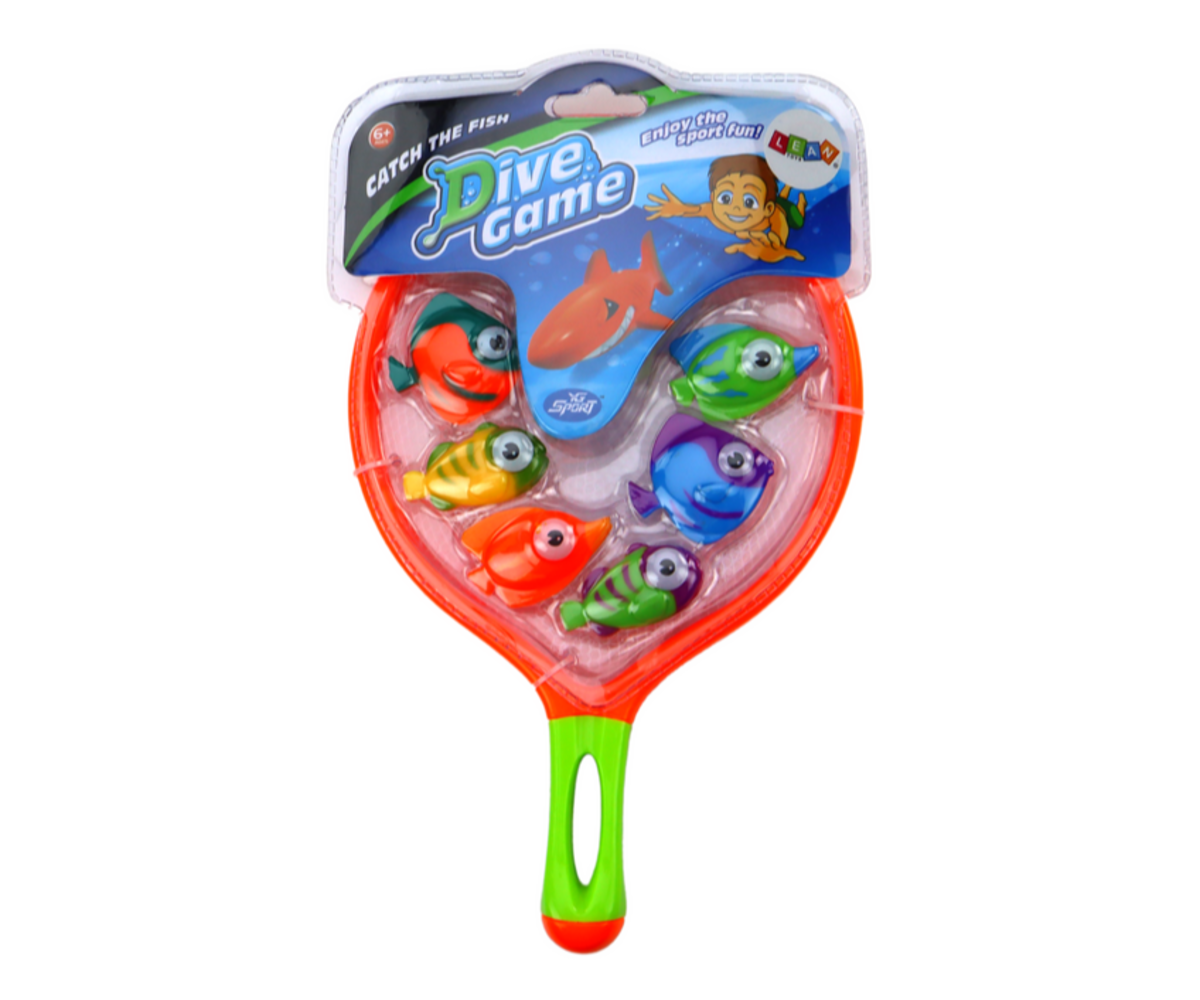 Vannimänguasi – kalapüügi komplekt 6 osaline, mänguasjad pakendatud kaasahaaravasse vormi