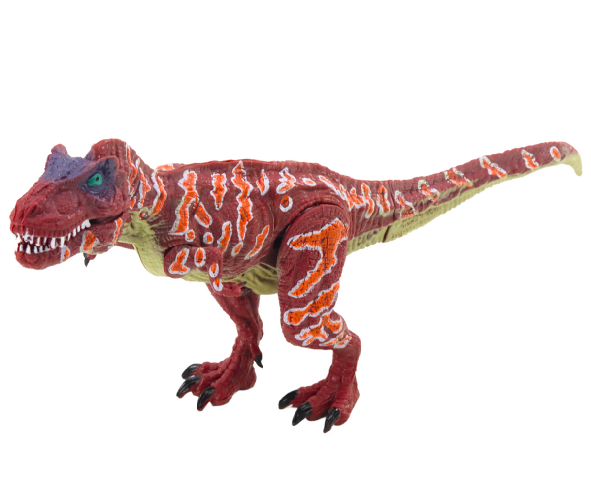 Realistliku tekstuuriga roheline dinosauruse mängufiguur