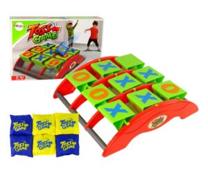 Viskemängu trips-traps-trull komplekt koos pöörlevate märgisektorite ja viskekottidega