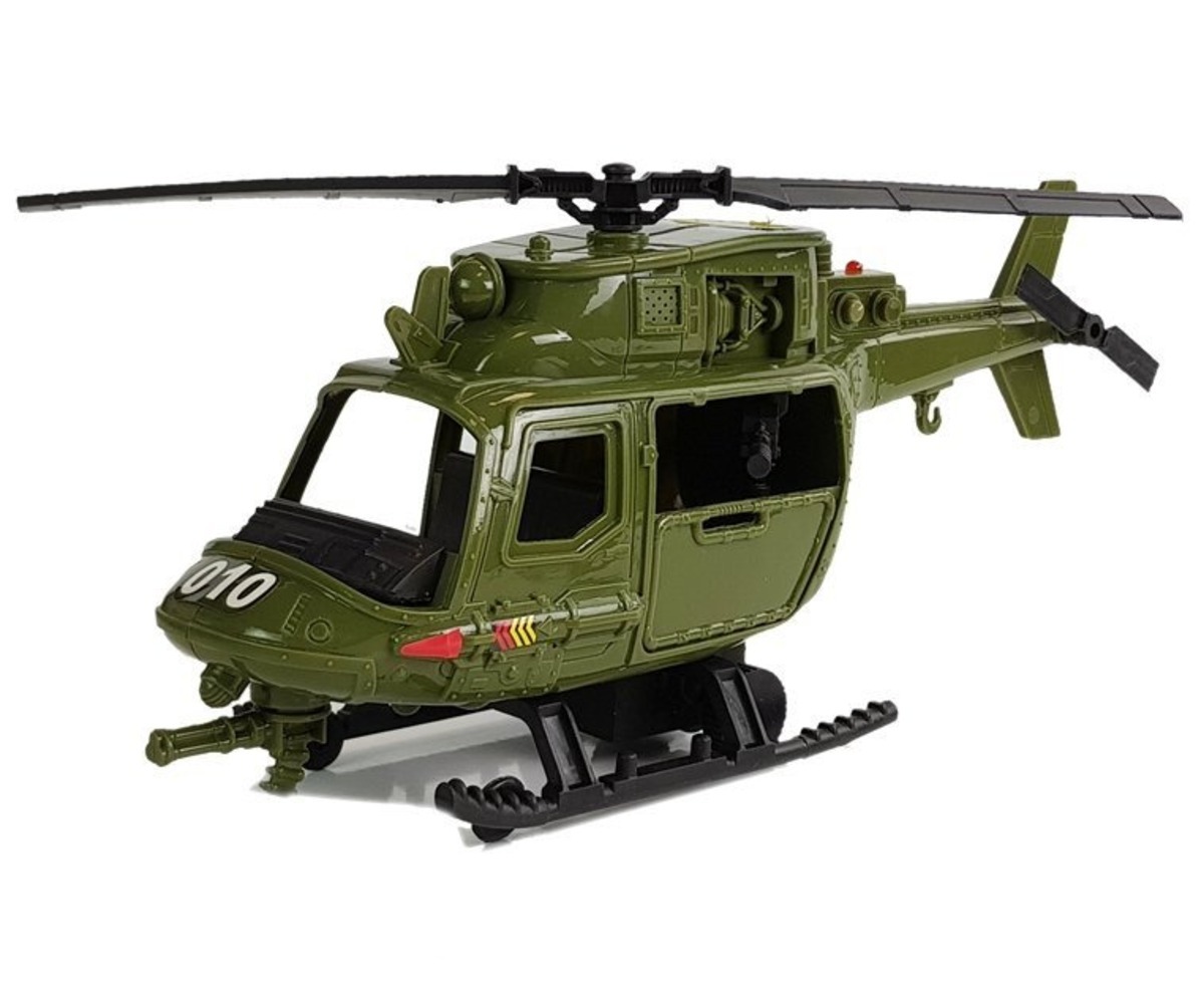 Mängu helikopter allveelaeva komplektist helikopteri ja heliefektidega – 54cm.