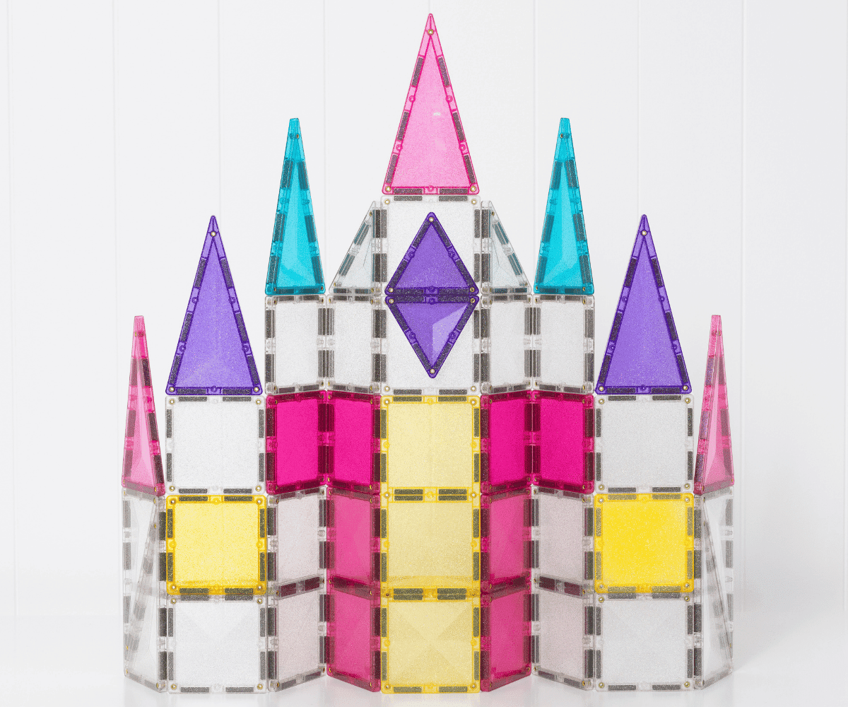 Connetix magnetklotsid Connetix Glitter Unicorn 56-osaline