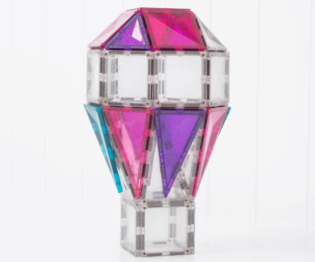 Connetix magnetklotsid Connetix Glitter Unicorn 56-osaline