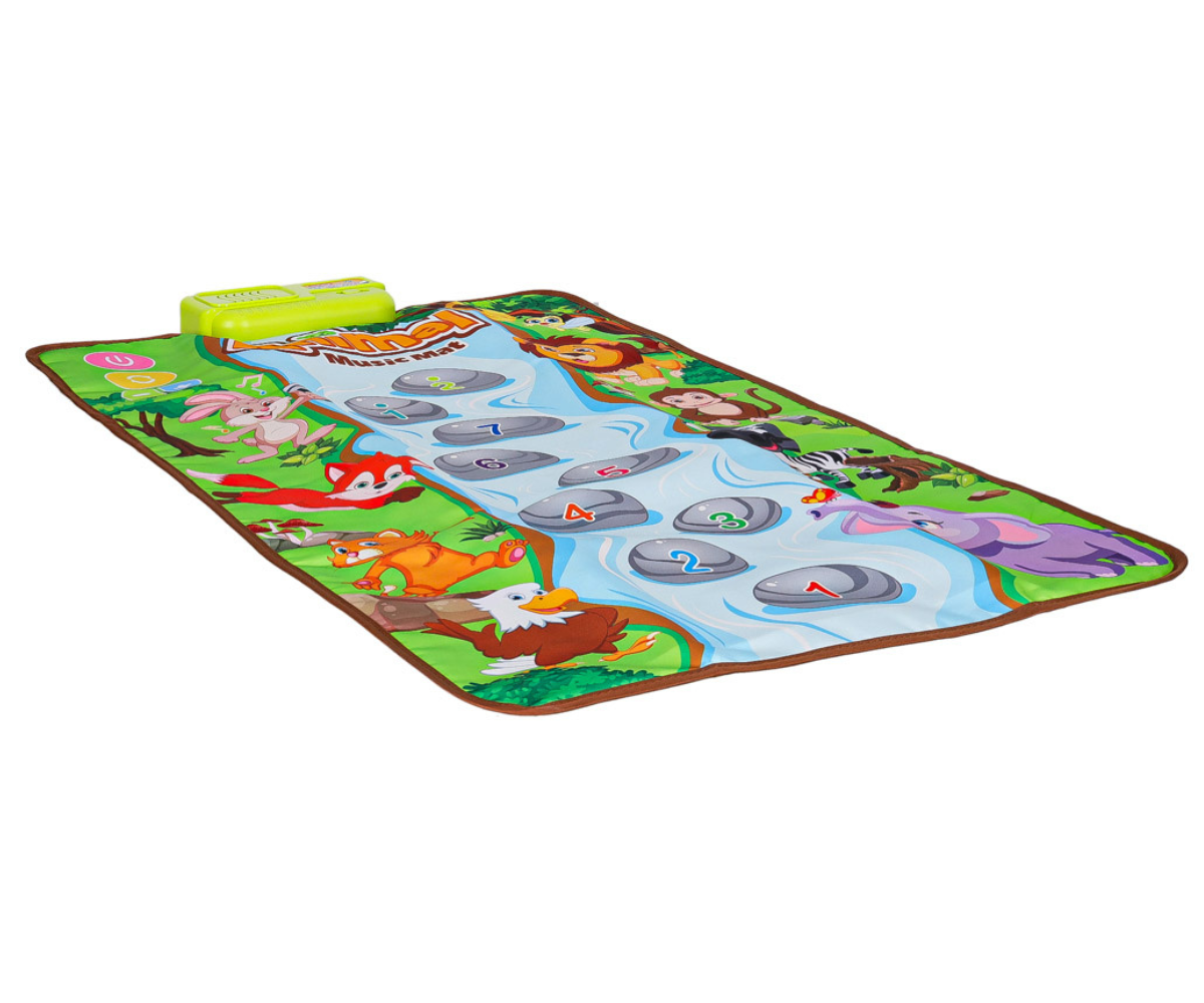 Beebi vajutab mati loomapilte ja kuulab helisid.