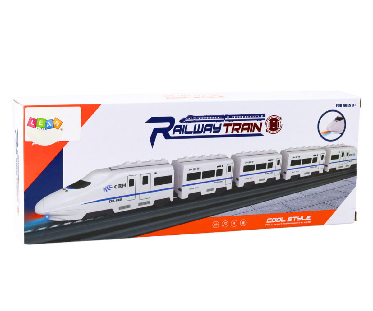 Interaktiivne rong oma originaalkarbis – “Bump & Go” funktsioon ja LED-tuled nähtavad pakendil.