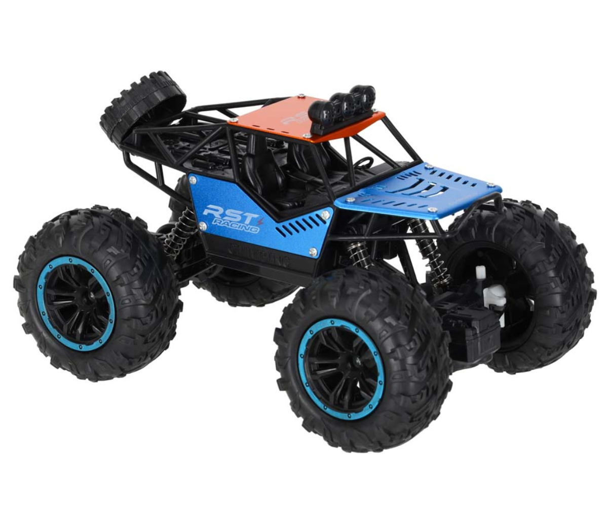 Neljarattaveoline Climbing Rover RC auto koos LED-esituledega.