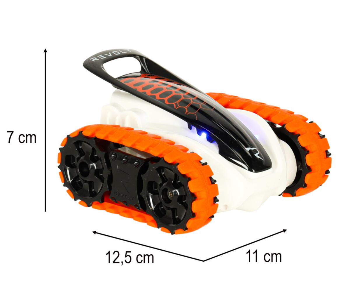 Kaugjuhitav mänguauto Revolt BIOTRAX SM 12cm - oranž