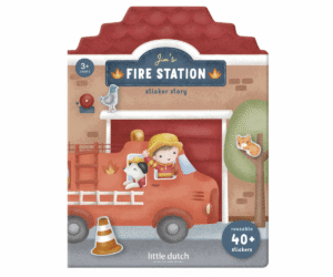 Little Dutch Jim & Friends kleebiste vihik taaskasutatavate kleepsudega