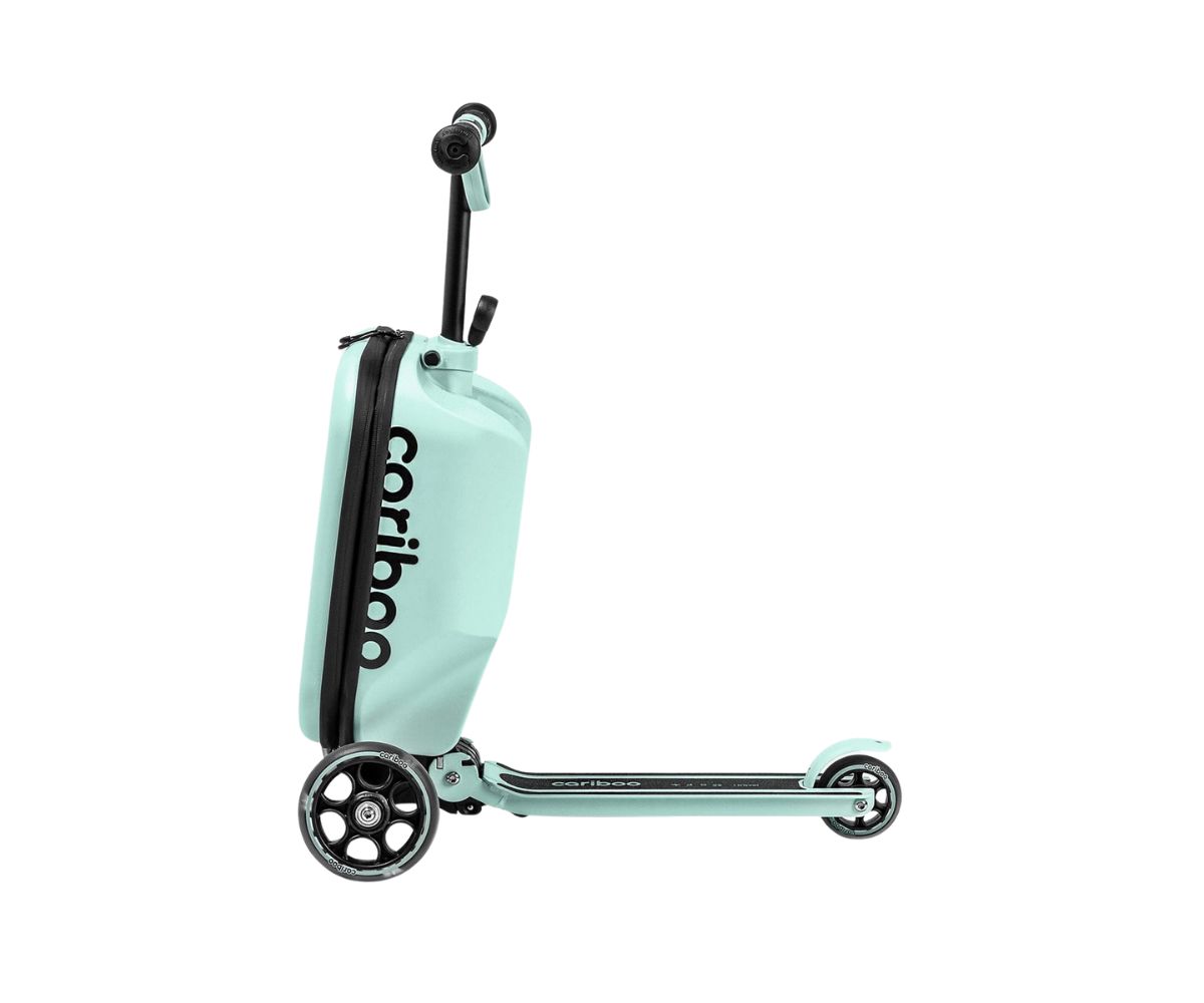 Kolmerattaline tõukeratas kohvriga Cariboo iTravel – münt (2+) 2