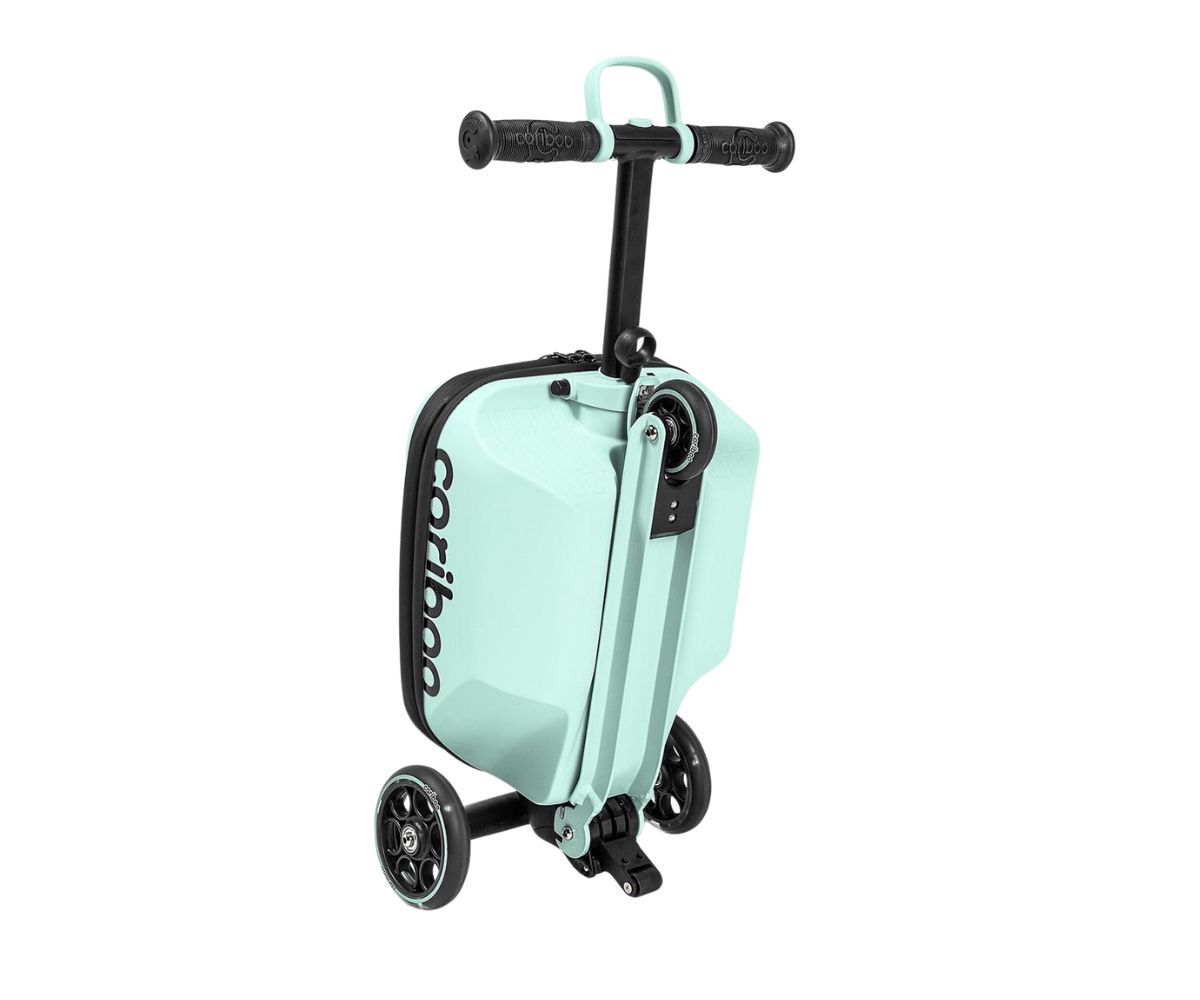 Kolmerattaline tõukeratas kohvriga Cariboo iTravel – münt (2+) 4