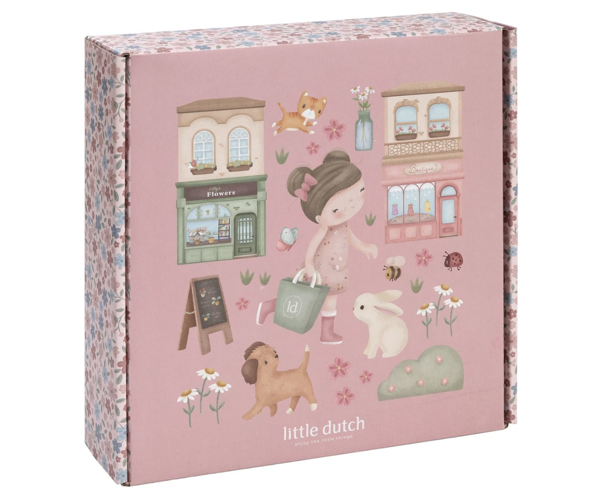 Little Dutch kunstikomplekt lastele Rosa & Friends karbis