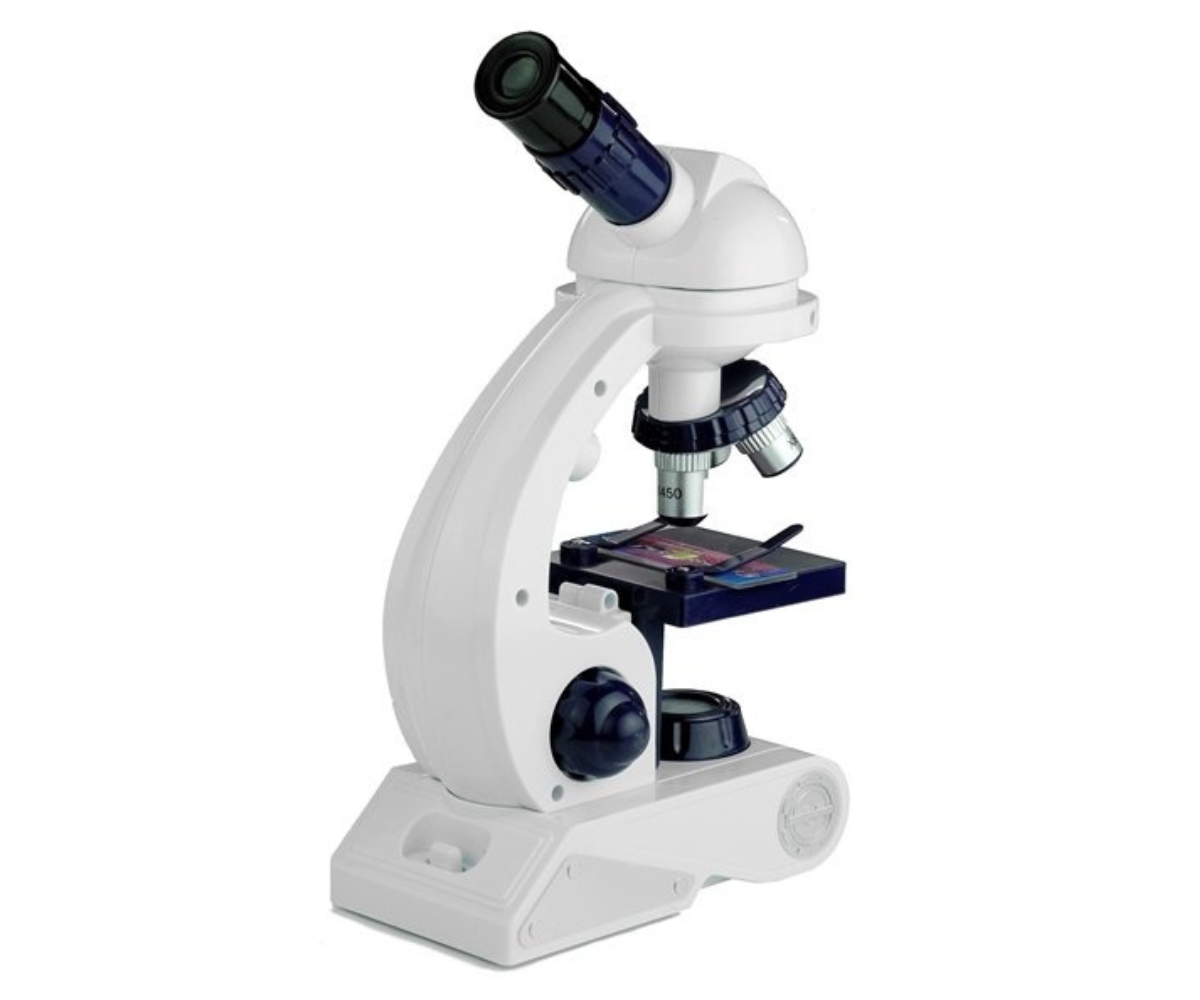 Mikroskoobi komplekt karbis koos kõigi lisatarvikutega