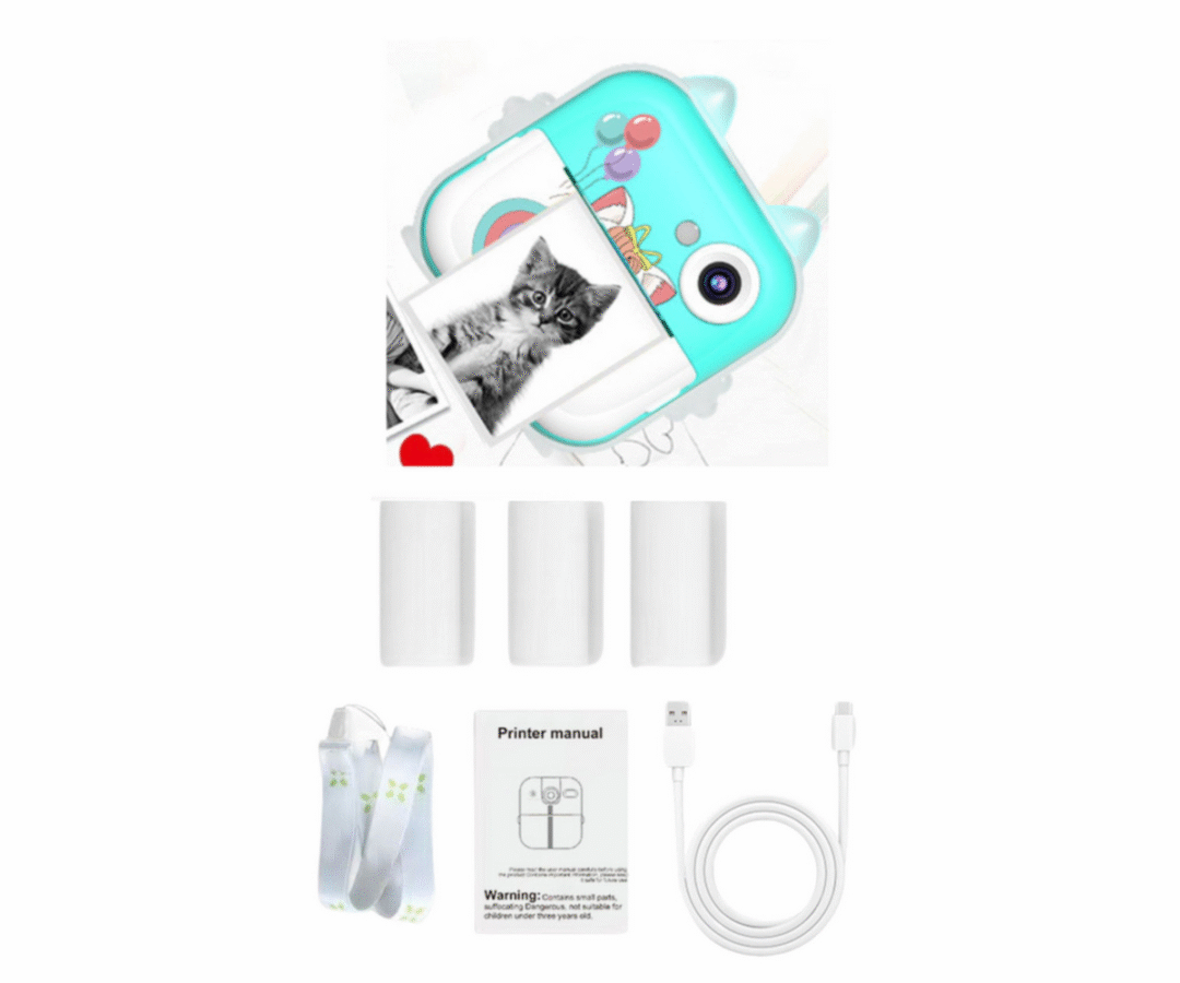 Müntvärvi kassikaamera originaalpakendis, kõik detailid korrektselt esitatud.