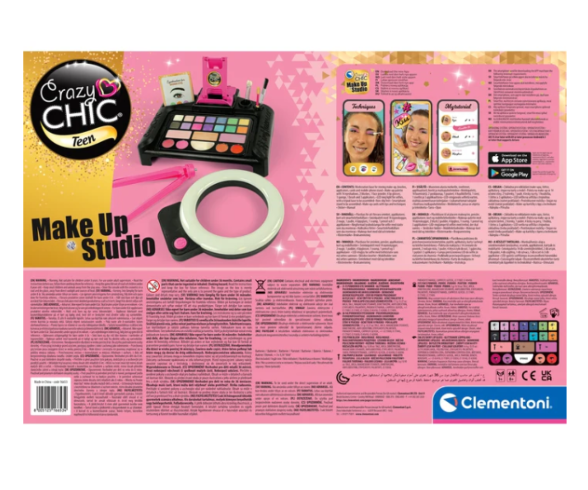 Meigikomplekti kosmeetikatooted ja tarvikud lähivõttel.