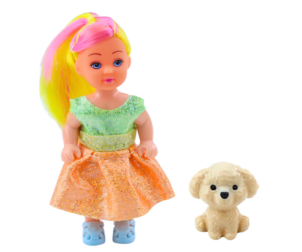 Nukumaja nukk Melissa kaunis kleidis 12cm