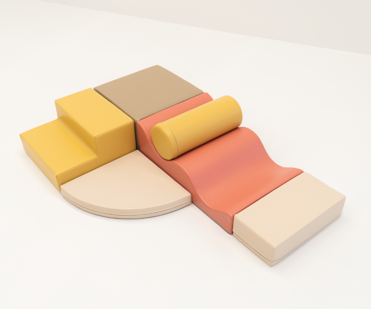 Pehmed mänguklotsid 6tk IGLU Explorer - Pastel Fries