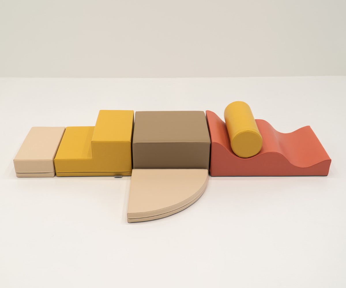 Pehmed mänguklotsid 6tk IGLU Explorer - Pastel Fries