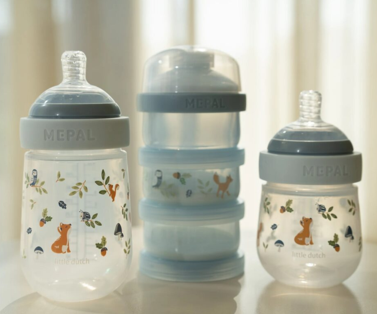 Forest Friends kujundusega piimapulbri karbid kasutamiseks valmis