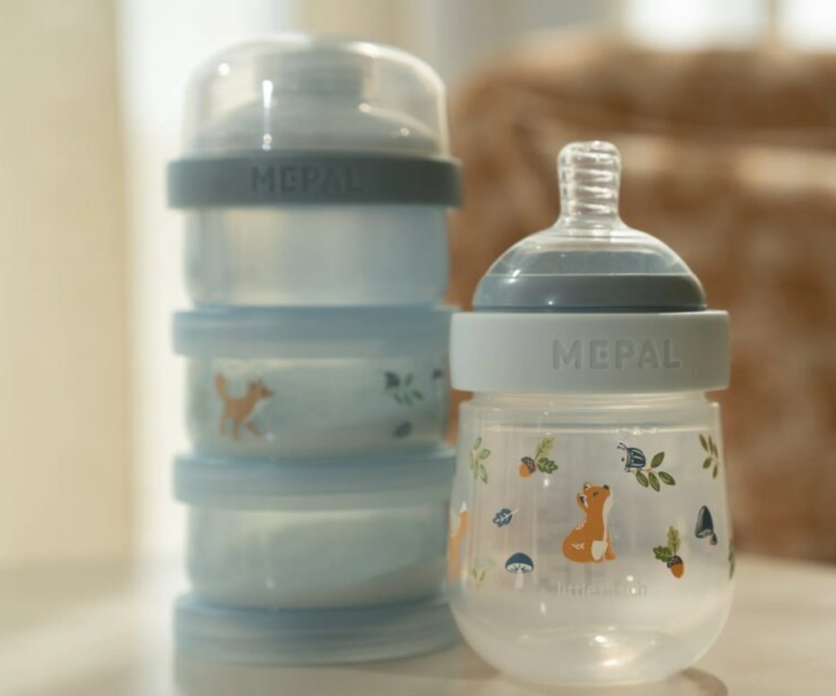 Kolmest osast koosnev Little Dutch piimapulbritorn lapsevanematele teele kaasa