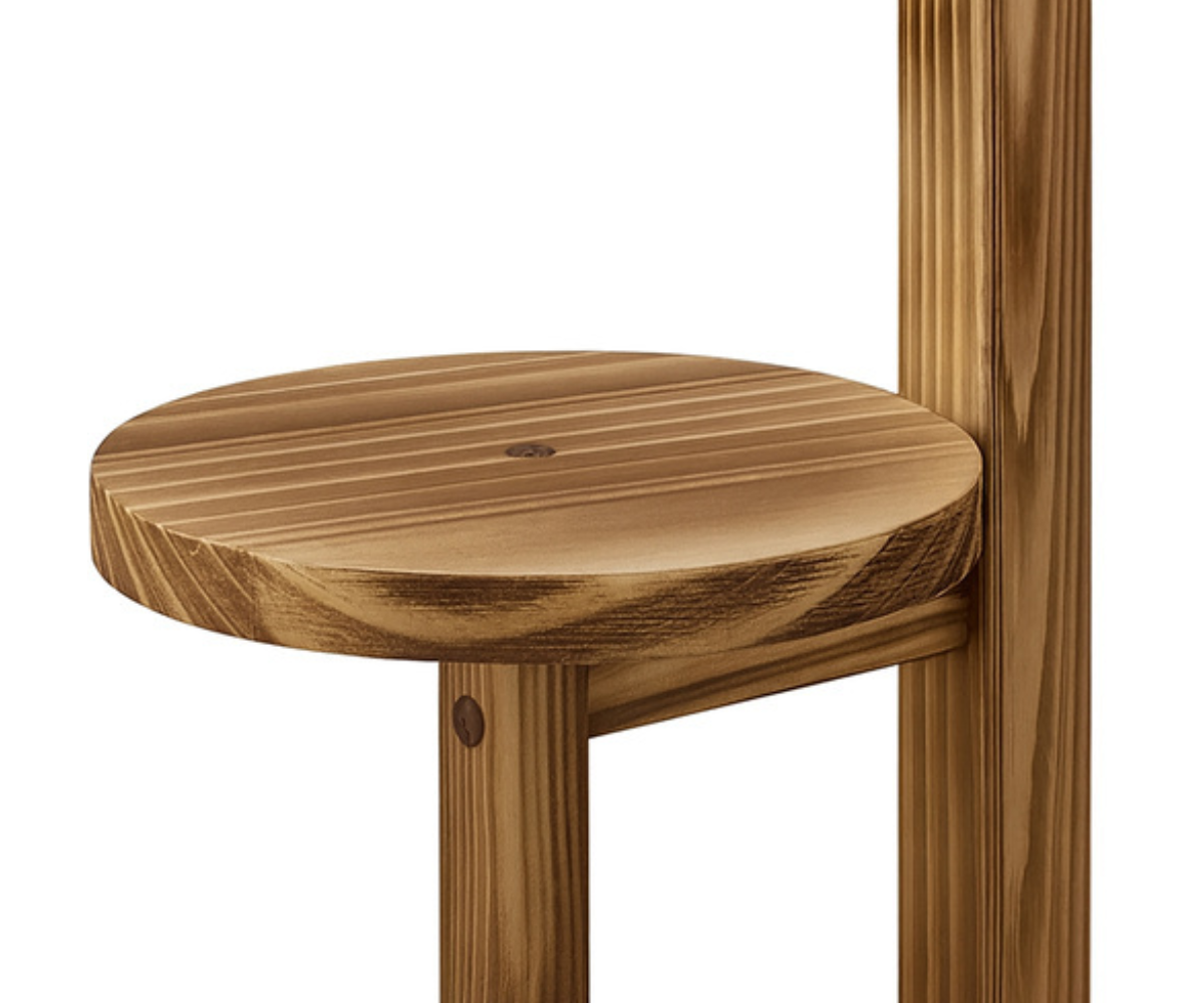 Ruhhy lillealus rataste ja lukustussüsteemiga detailvaates