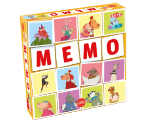 54-kaardiline Memo Lotte mängukomplekt koos karbi ja kaartidega
