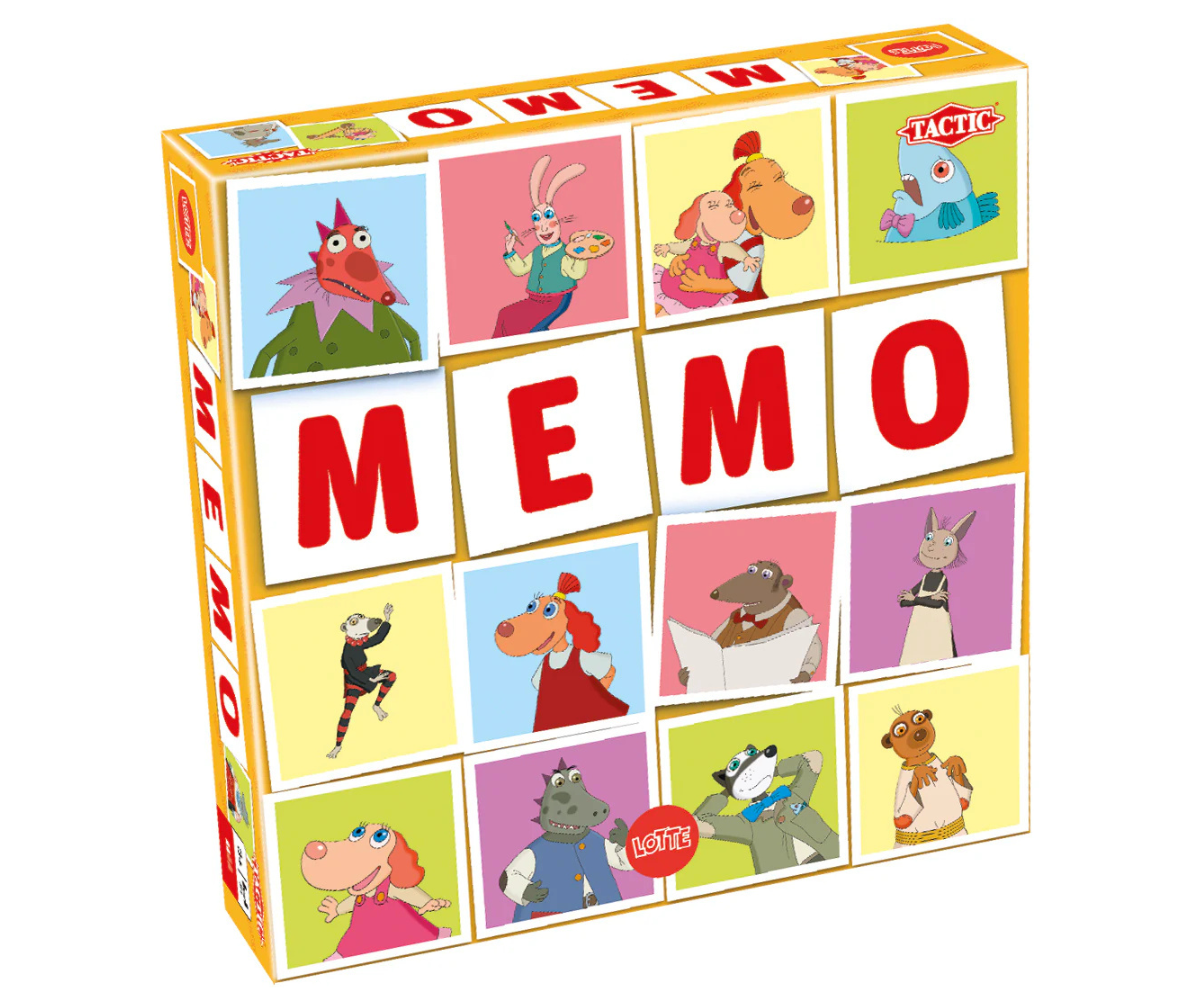 54-kaardiline Memo Lotte mängukomplekt koos karbi ja kaartidega
