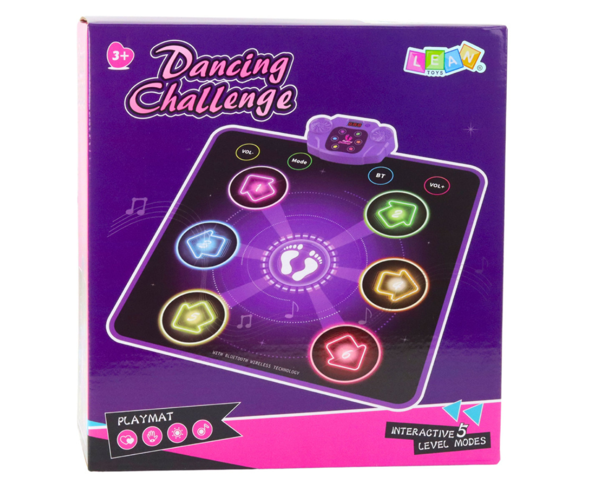 Dancing Challenge tantsumatt pakendis koos kasutusjuhendiga