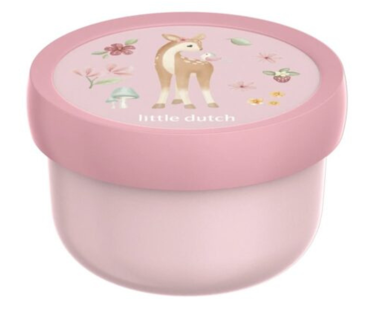 Little Dutch Fairy Garden toidutops pastelsete haldjakujundustega ja avatud kaanega