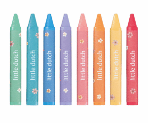 Pastelsetes toonides Little Dutch Rosa & Friends vahakriidid karbis.