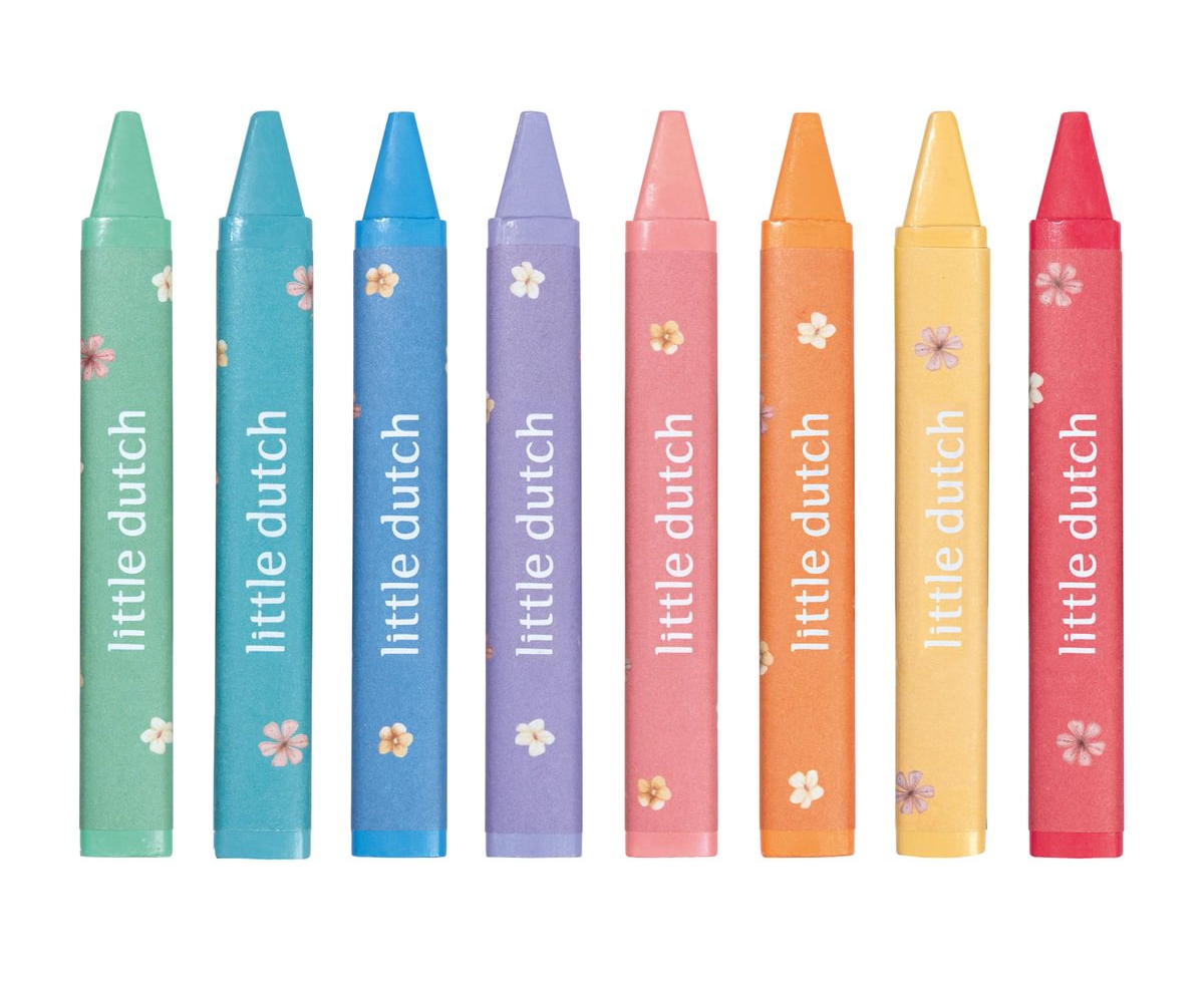 Pastelsetes toonides Little Dutch Rosa & Friends vahakriidid karbis.