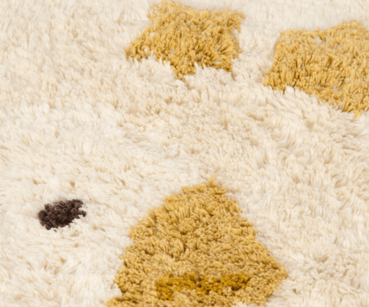 Pehme orgaanilisest puuvillast Haneke vaip Little Dutch kollektsioonist