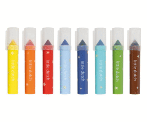 Little Dutch Jim & Friends vildikate komplekt pastelsetes toonides.