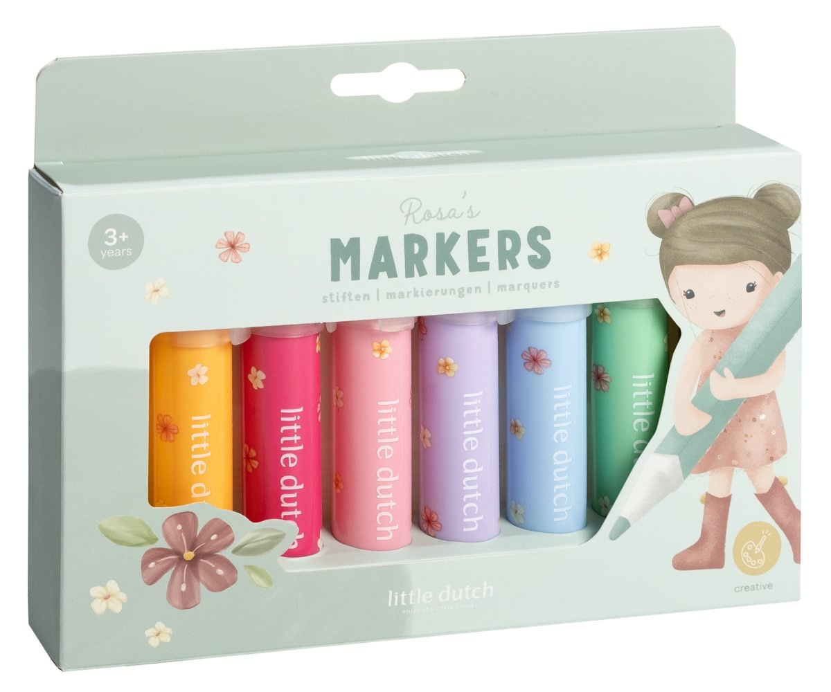 Laps joonistamas Rosa & Friends vildikatega pastelsel joonistuspaberil.