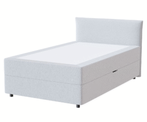 Voodi teismelisele Blue STORAGE kušett roosa kangaga ja peatsiotsaga