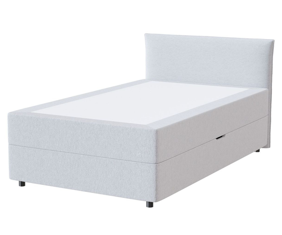 Voodi teismelisele Blue STORAGE kušett roosa kangaga ja peatsiotsaga