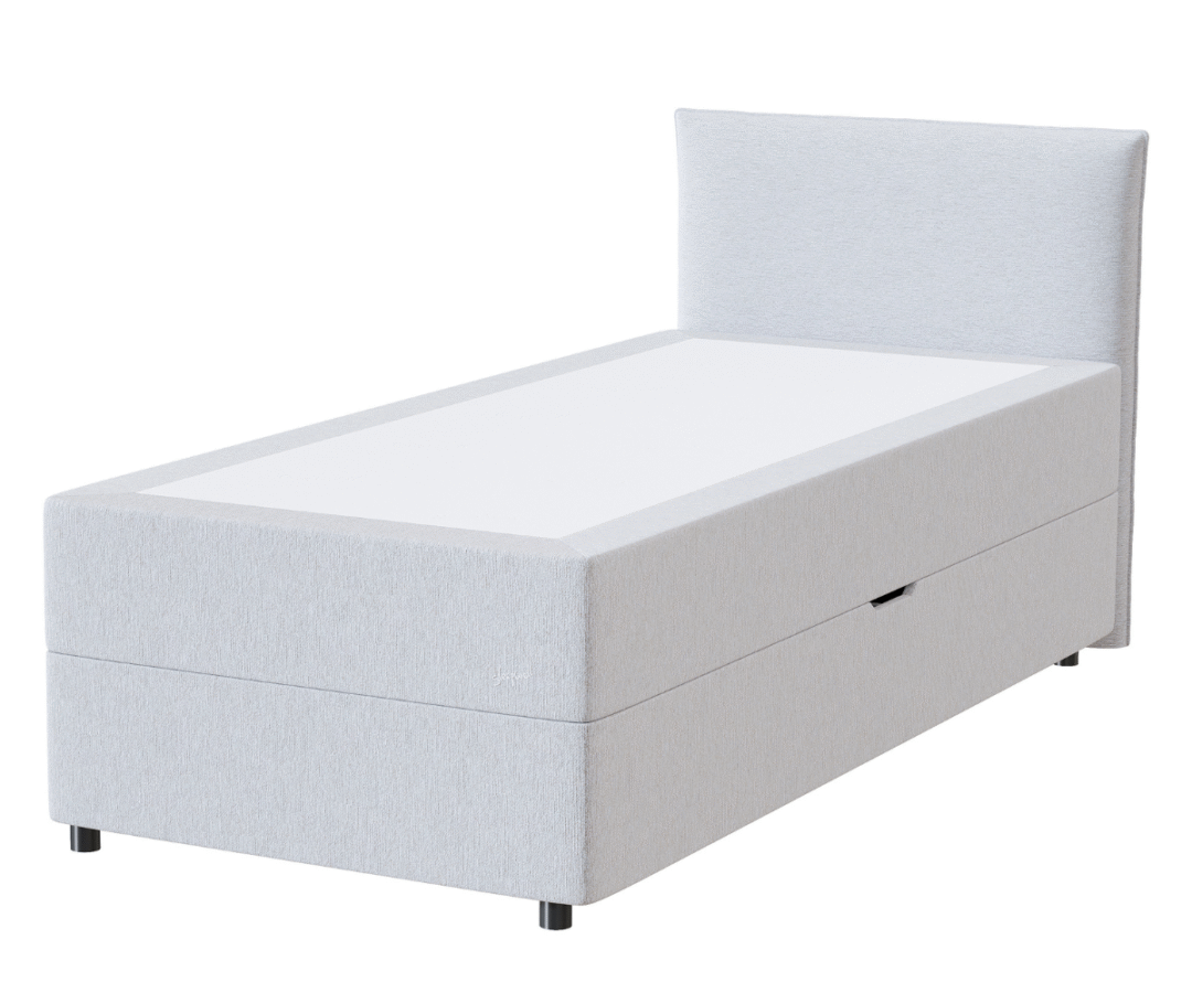 Voodi teismelisele Blue STORAGE kušett panipaigaga ja peatsiotsaga