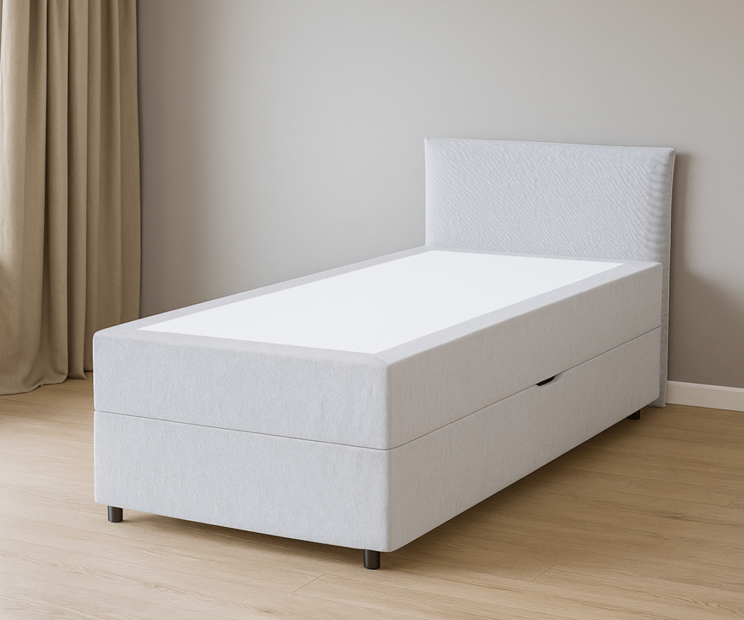 Sinine panipaigaga voodi teismelisele kvaliteetse mööblikangaga