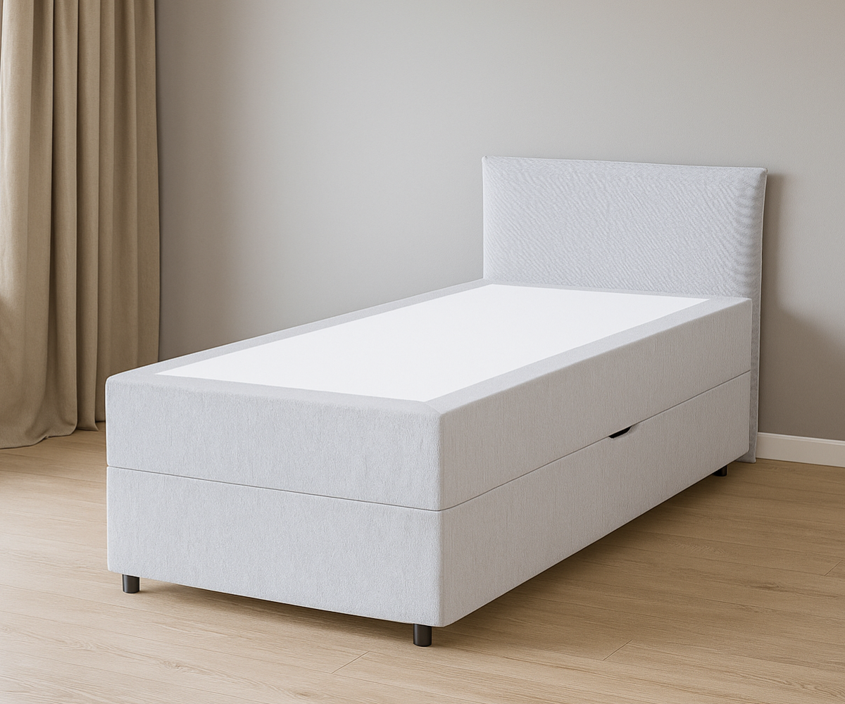 Sinine panipaigaga voodi teismelisele kvaliteetse mööblikangaga