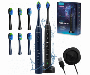 Berdsen Galaxy Duo Sonic hambaharjade komplekt kahe harjaga ja laadimisalusega